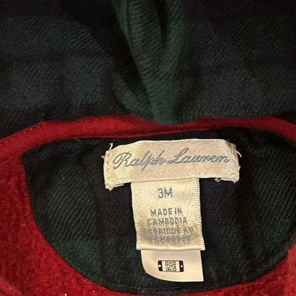 Ralph Lauren - full zip hooded jacket. Size 3 months - Picture 3 of 4